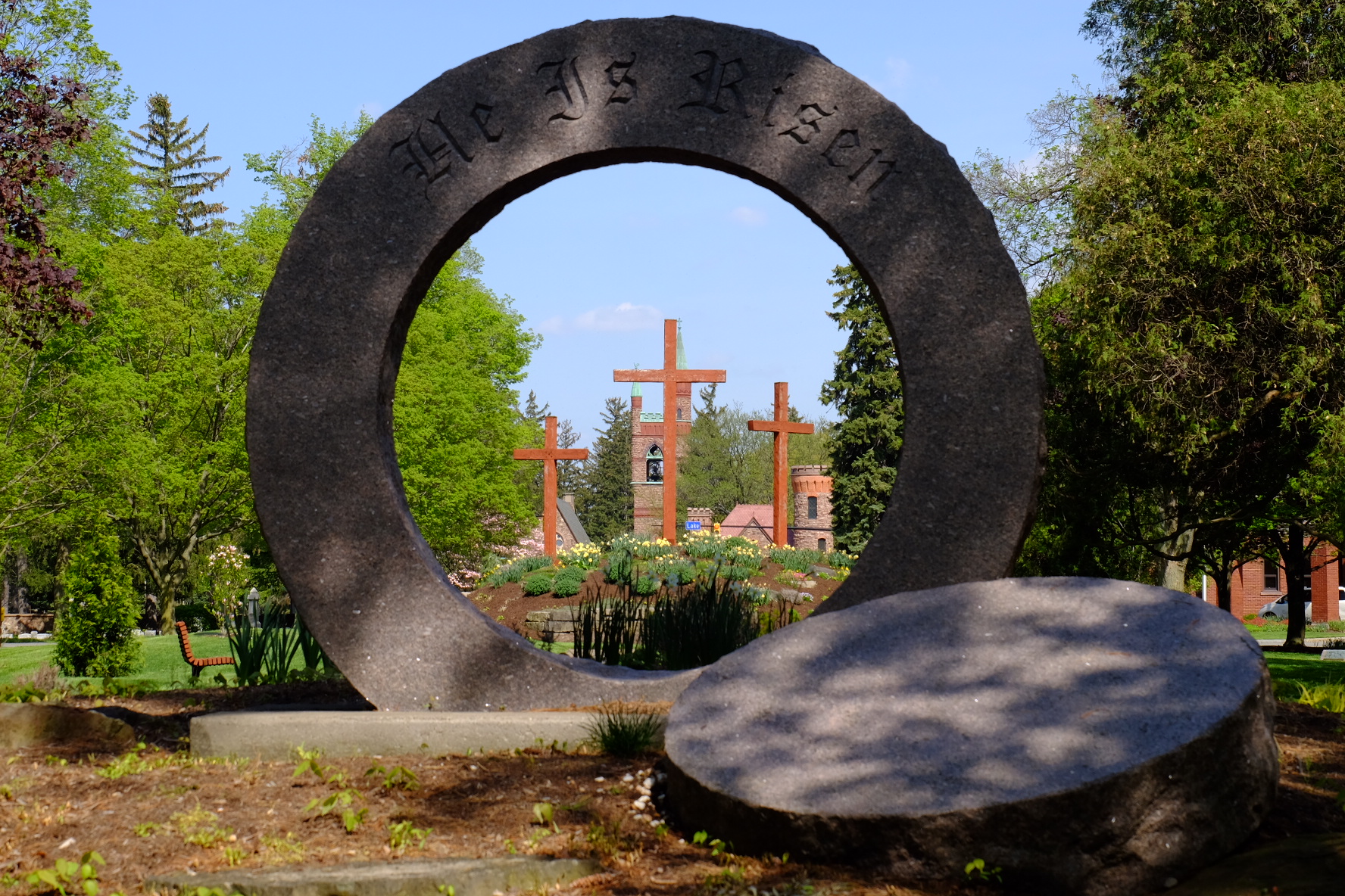 View of Holy Sepulchre Cemetery